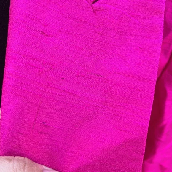 Women’s Vintage 90’s Liz Claiborne pink blazer. 100% silk. Size 12. - Picture 3 of 7